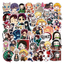 50Pcs Anime Demon Slayer Kimetsu No Yaiba Mugen Ressha Hen Stickers PVC Decals Skateboard Sticker For Laptop Motorcycle Luggage