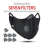 Protective Face Mask with Filter Anti-Pollution Cycling and Goggles