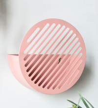 Nordic Round Hollow Wall Storage Rack & Bookshelf