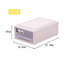 Stackable storage cabinet, baby clothes, sundries box, drawer type storage box, children's toy wardrobe