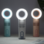 Portable Bladeless Fan USB Rechargeable Mini Cooler With LED Indicator