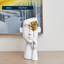 Art vase flower arrangement
