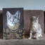 Personalized Pet Canvas Portrait Image Nordic Wall Art Picture
