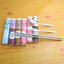 China Wind cutlery, children's stainless steel cutlery set, portable tableware, three sets of forks, spoons, chopsticks