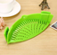 Silicone clip-on pot pan bowl funnel oil strainer Creative Rice Washing Colander for draining liquid Fits all pot size
