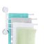 Magic suction cup four-bar punch-free towel rack