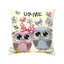 Owl animal pillowcase cushion cover