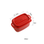 Food storage box plastic compartment lunch box
