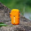 F12 double  charging lighter outdoor portable waterproof windproof cigarette lighter creative personality with safety buckle