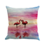 The Nordic custom animal crane Firebird strong foreign trade linen sofa cushion headrest for automobile hold pillow