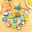 Creative Cute Silicone Cartoon Doll Metal Mini Padlock Security Anti-theft Luggage Lock