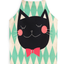 Cartoon anime cute cat cotton and linen kitchen bathroom anti-fouling and oil-proof parent-child apron gown
