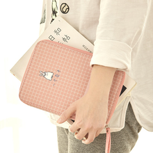 Large capacity cartoon stationery bag