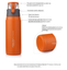 Thermos cup Portable Straight-Fit Sports Glass