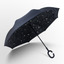 New Windproof C-Handle Double Layer Inverted Umbrella Cars Reversible Umbrella