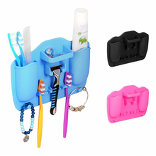 Silicone toothbrush holder