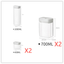 Kitchen food storage canisters  plastic sealed containers household food containers