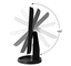 Makeup mirror with lamp desktop mirror