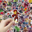 50pcs Cartoon Marvel Stickers Cool The Avengers Waterproof Sticker Luggage Skateboard Guitar Laptop Stikers Kid Toy