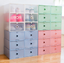 6 thickened and transparent shoebox drawer type