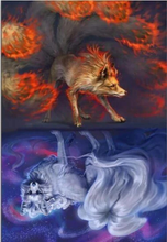 Intrigued reflection - Animal diamonds embroidery kit