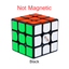 QiYi MoFangGe Thunderclap V3 M 3x3x3 Magnetic Magic Cube Stickerless Cube Puzzle Professional Magnets Speed 3x3 Cube
