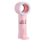 Portable Bladeless Fan USB Rechargeable Mini Cooler With LED Indicator