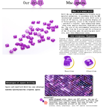 Cross Stitch Embroidery Tiger 5D Diamond Diamond Square Diamond Diamond  DIY Painting Painting animal ZX