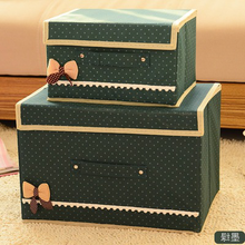 Underwear socks storage box, non-woven fabric box, wardrobe storage box, desktop finishing box, small folding storage box