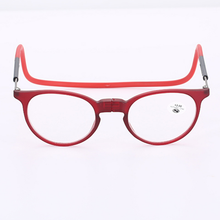 Silicone hanging neck reading glasses