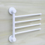 Magic suction cup four-bar punch-free towel rack