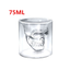 Creative crystal skull mug - glass double - glass skull - glass - glass - skull - glass