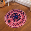 80CM Cartoon Round Carpet Children's Bedroom Card Captor Sakura Magic Circle Carpet Eco-Friendly Rug Computer Chair Mat