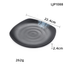 Black side dish melamine tableware