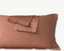 Solid color cotton pillowcase