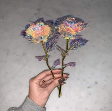 Color gold color luminescent gold foil rose