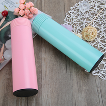 Shuai Tenga new vacuum stainless steel insulation cup gift office water cup creative thread advertising straight body cup can be custom-made