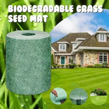 Biodegradable grass seed mat