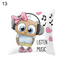 Owl animal pillowcase cushion cover