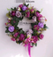 High simulation rose wreath enamel wall decoration door decoration home living room floral decoration Christmas wreath