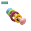 Bopoobo 1pc Baby Teether Safe Wooden Toys Mobile Pram Crib Ring DIY Crochet Rattle Soother Bracelet Teether Set Baby Product