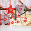 3PCS Kawaii Love Small Tree Five Pointed Star Christmas Ornaments Christmas Decorations For Home Xmas Tree Pendant Gift