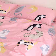 Cat control bed products our cat all kinds of cats hand-painted cartoon cute cotton twill single sheet cotton