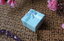 4*4 purple beautiful square jewelry box ring