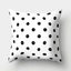 Simple black and white cushion cover