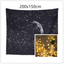 Constellation Tapestry Fantasy Starry Sky Blanket Galaxy Space Pattern towel Wall Hanging Cloth Bedspread Bedroom Decoration
