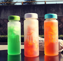 Sports d'été Cyclisme Camping Facilement Espace Santé Citron Jus De Lait Bouteille D'eau 500 ml/350 ml