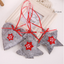 3PCS Kawaii Love Small Tree Five Pointed Star Christmas Ornaments Christmas Decorations For Home Xmas Tree Pendant Gift