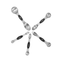Stainless steel double-head measuring spoon