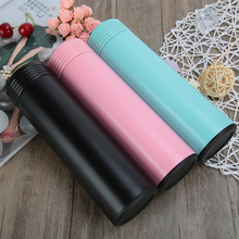 Shuai Tenga new vacuum stainless steel insulation cup gift office water cup creative thread advertising straight body cup can be custom-made